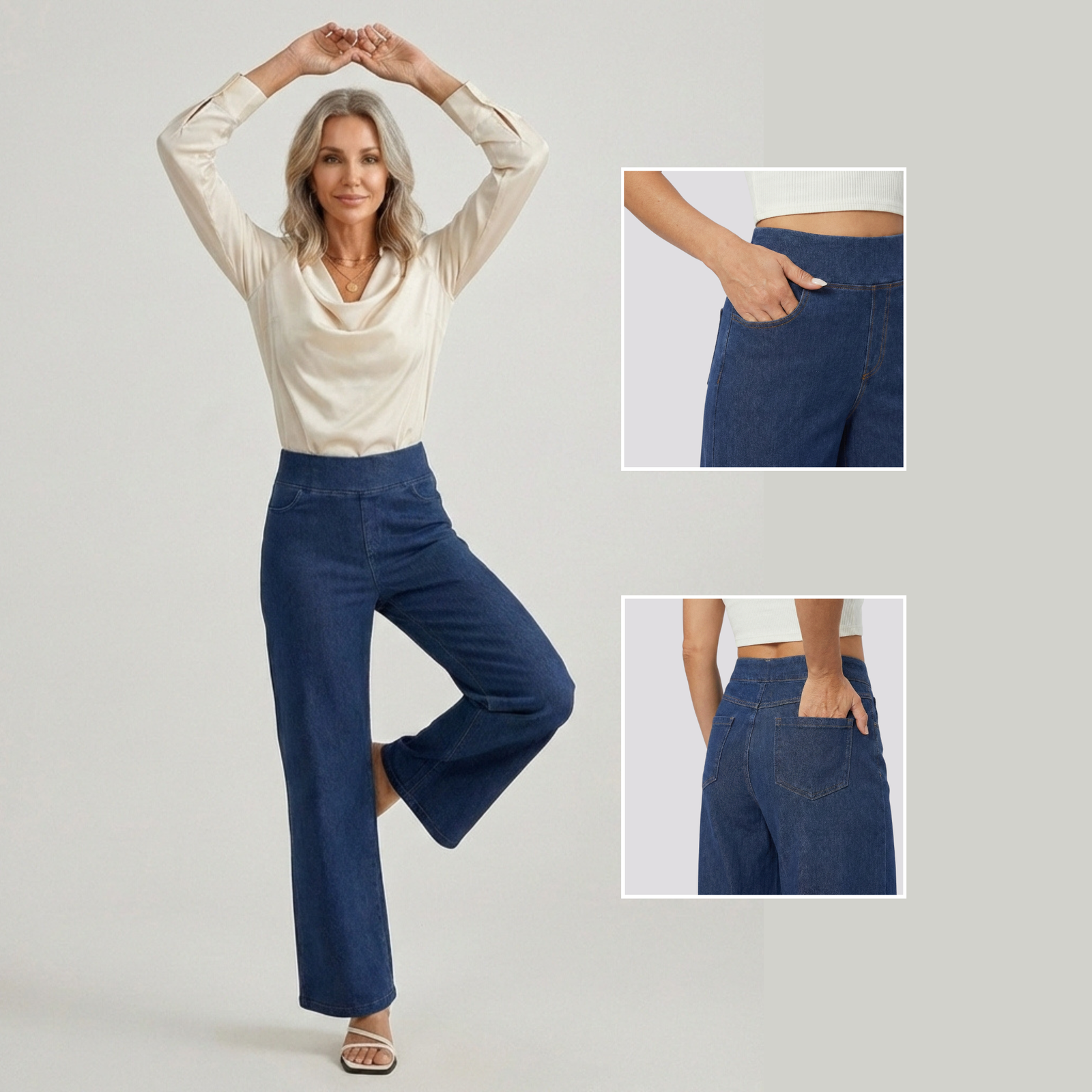 Luvare's Wide Leg Jeans